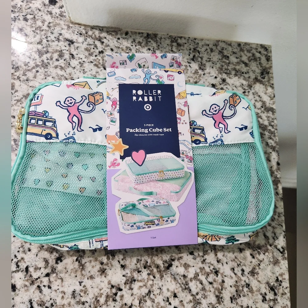 Roller Rabbit × Target Multicolor Packing Cube Set - Picture 2 of 6